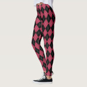 Leggings Jacquard noir HAMbyWG avec toute autre couleur (Gauche)