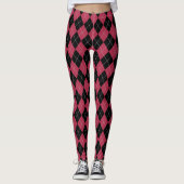 Leggings Jacquard noir HAMbyWG avec toute autre couleur (Devant)