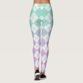 Leggings Jacquards à dégradé - violet clair et vert (Dos)