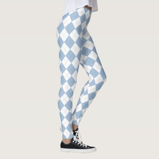 Leggings Jacquards bleus (Droite)