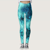 Leggings Jade en marbre (Devant)