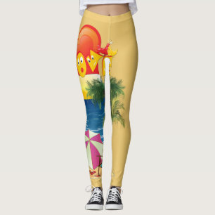 Leggings J'adore la plage en été