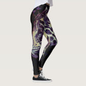 Leggings Jaguar moderne violet (Droite)