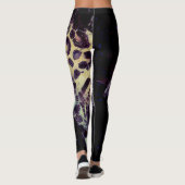 Leggings Jaguar moderne violet (Dos)
