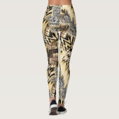 Leggings Jaguar peau, serpents (Dos)