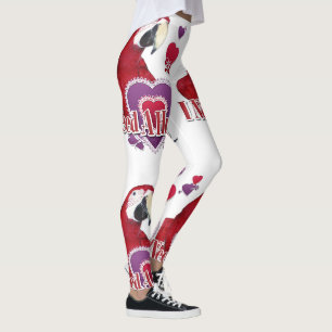 Leggings J'Ai Besoin D'Un Perroquet De Coeur Avec Des Jambe
