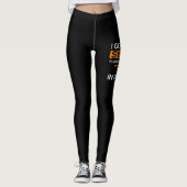 Leggings J'Ai Googlé Mes Symptômes Il S'Est Avéré Que J'Ava (Devant)
