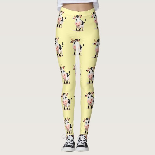 Leggings J'Aime Cows Art Thunder_Cove (Devant)