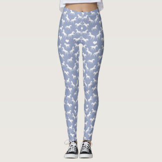 Leggings J'aime des guêtres de chevaux blancs