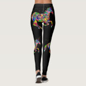 Leggings J'aime des guêtres de licorne (Dos)