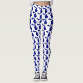Leggings J'aime le design des Grands Lacs Michigan (Devant)