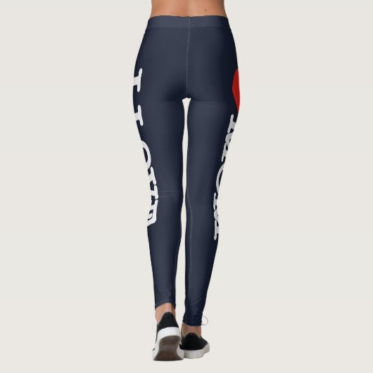 Leggings J'aime maman (Dos)