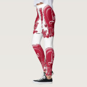 Leggings J'Aime Mon Papa Coeurs Rouges (Gauche)