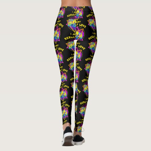 LEGGINGS J'AIME VRAIMENT LES 80S (Dos)