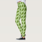 Leggings Jalapeño Pepper Jalapenos Pièce de foin vert chaud (Gauche)