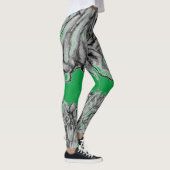 Leggings Jalons attrapants pour l'exercice ou l'usure décon (Droite)