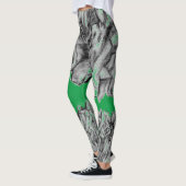 Leggings Jalons attrapants pour l'exercice ou l'usure décon (Gauche)
