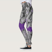 Leggings Jalons attrapants pour l'exercice ou l'usure décon (Gauche)