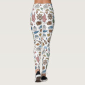 Leggings Jalons de conception côtière et nautique (Dos)