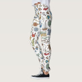 Leggings Jalons de conception côtière et nautique (Gauche)