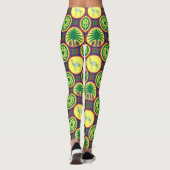 Leggings Jamahiri ® Libye | Motif africain (Dos)
