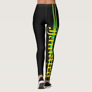 LEGGINGS JAMAÏQUE DRAPEAU BLACK LEGINGS HAVIC ACD