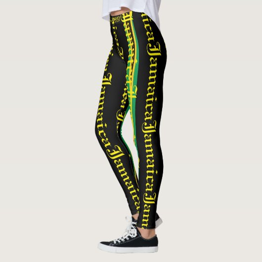 LEGGINGS JAMAÏQUE DRAPEAU BLACK LEGINGS HAVIC ACD (Gauche)
