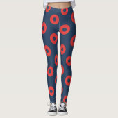 Leggings Jambes adultes de Donut de poisson (Devant)