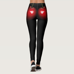 Leggings Jambes amusantes avec Red Sweet Chery