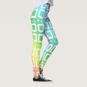 Leggings Jambes arc-en-ciel Abstraites (Droite)