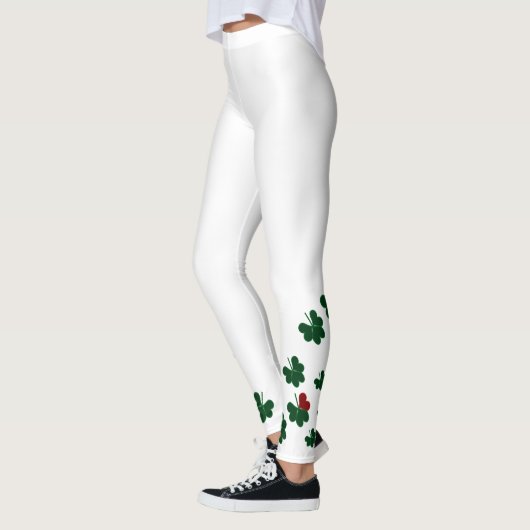 Leggings Jambes blanches très chanceuses (Gauche)