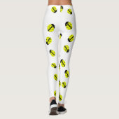 Leggings Jambes de bug jaune (Dos)