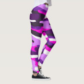 Leggings Jambes de camouflage violet (Droite)