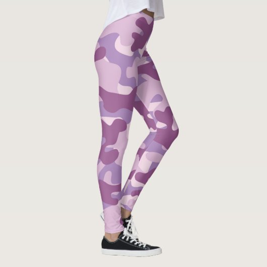 Leggings Jambes de camouflage violet (Droite)