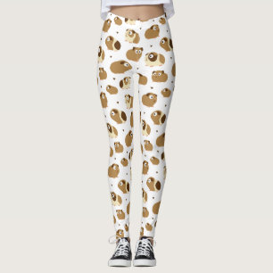 Leggings Jambes de cochons de Guinée mignonne