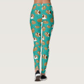 Leggings Jambes de cochons de Guinée mignonne (Dos)