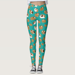 Leggings Jambes de cochons de Guinée mignonne