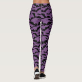 Leggings Jambes de femmes - Chauves-chats d'Halloween (Dos)