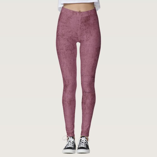 Leggings Jambes de femmes de Berry à peluche (Devant)