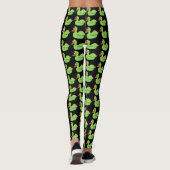 Leggings Jambes de femmes de canard vert (Dos)