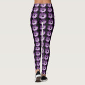 Leggings Jambes de fleur pourpre (Dos)