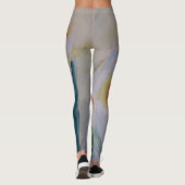 Leggings Jambes de jonquilles Abstraites (Dos)