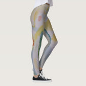 Leggings Jambes de jonquilles Abstraites (Droite)