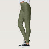 Leggings Jambes de la main d'olive pour femmes (Gauche)