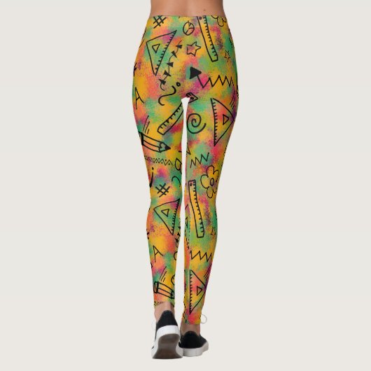 Leggings Jambes de l'enseignant (Dos)