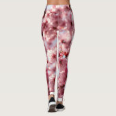 Leggings Jambes de plaisir en fleurs printanières (Dos)