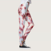 Leggings Jambes de plaisir en fleurs printanières (Droite)