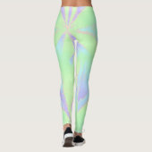 Leggings Jambes de violet vert printemps (Dos)