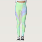 Leggings Jambes de violet vert printemps (Devant)