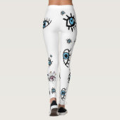 Leggings Jambes des yeux maléfiques (Dos)